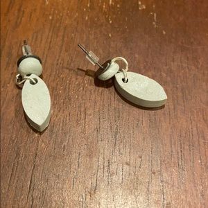 Handmade clay earrings